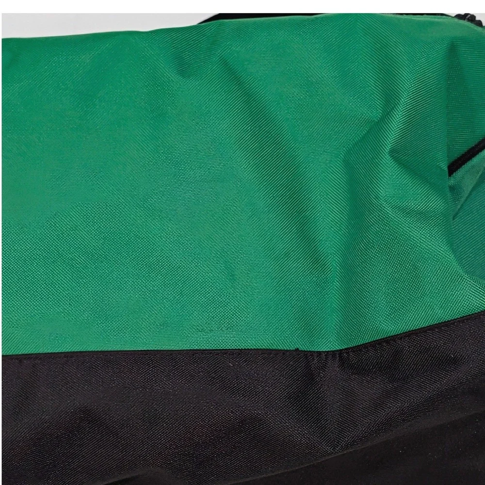 Polo Ralph Green Black Duffel Bag Big Pony 3 Logo Travel Gym